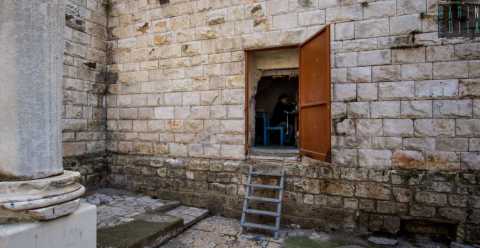 Tra i resti di Santa Maria del Buonconsiglio c' una stanza:  il laboratorio di Meuccio